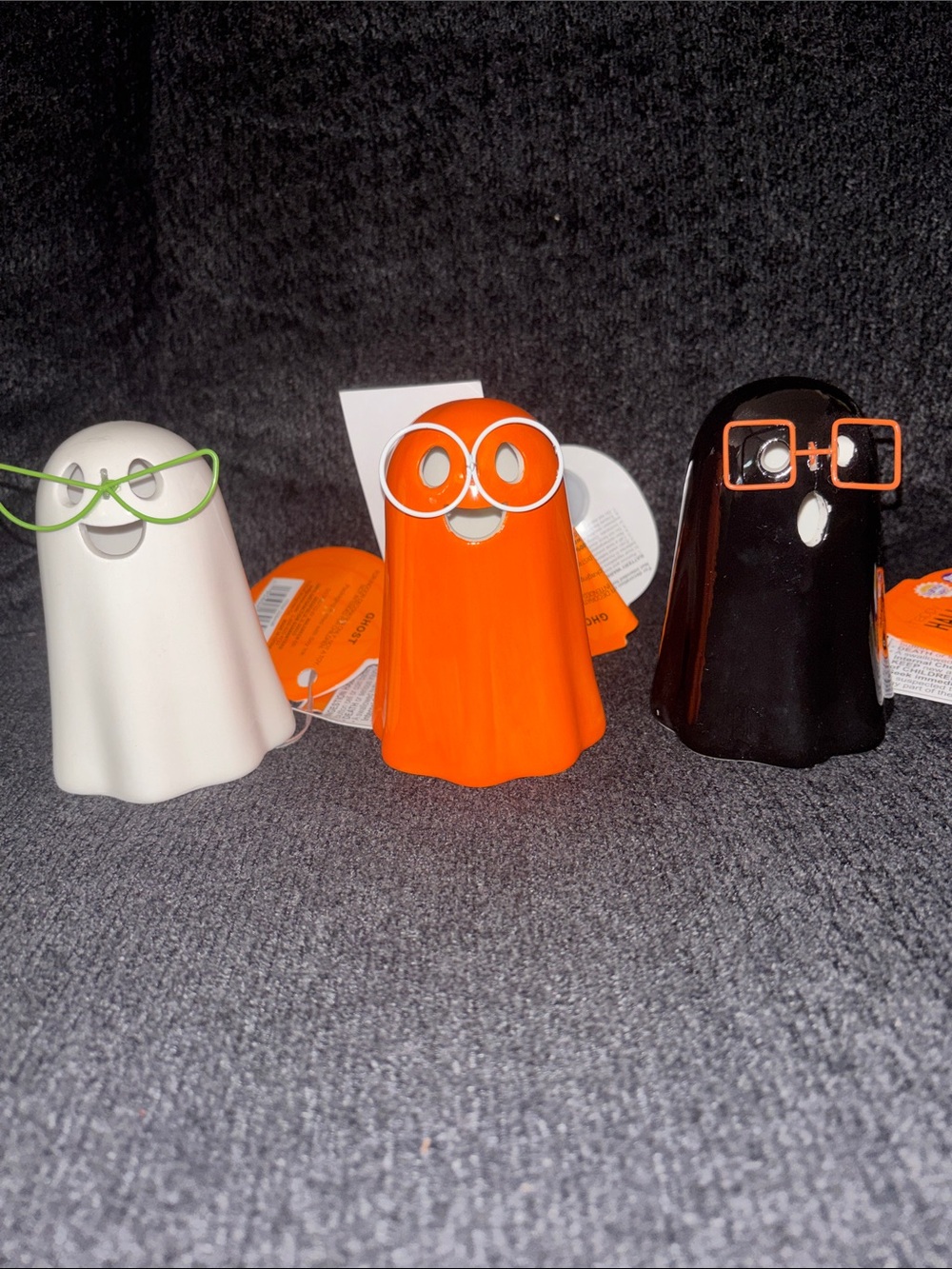 Ghost with glasses Super Cute Light Up Halloween Home Decor